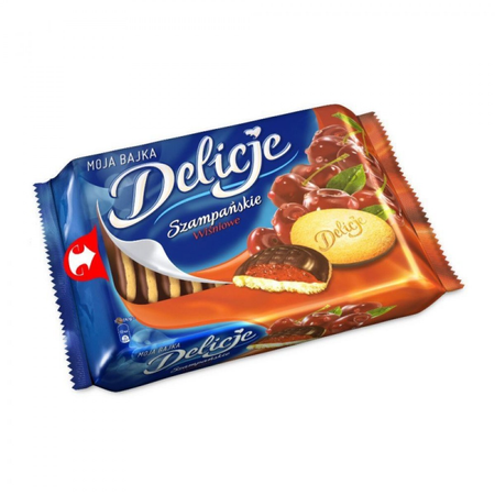 Ciastka Delicje Szampańskie Wiśniowe 294G
