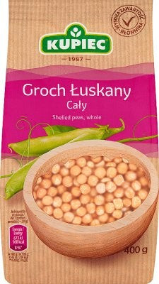 Groch Łuskany Cały Kupiec 400G