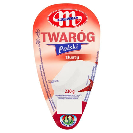 Mlekovita Twaróg Polski tłusty 230 g