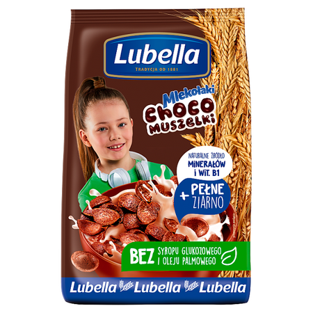 Płatki Śniadaniowe Lubella Choco Muszelki 250G