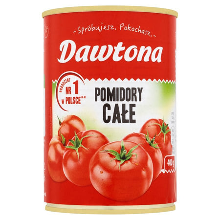 Pomidory w puszcze Dawtona całe, bez skórki 400G