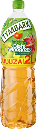 Tymbark Napój Jabłko-Białe Winogrono 2l
