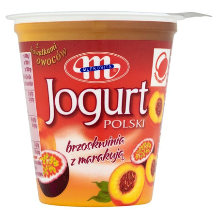 Jogurt Polski Mlekovita Brzoskwinia z Marakują 150G