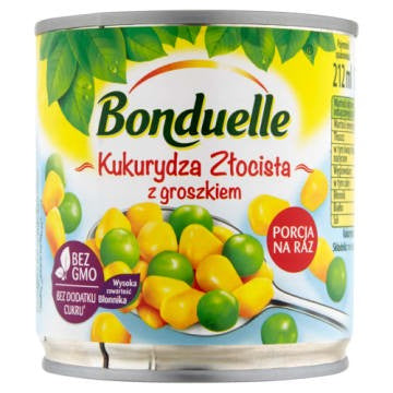 Kukurydza Złocista z Groszkiem Bonduelle 170G