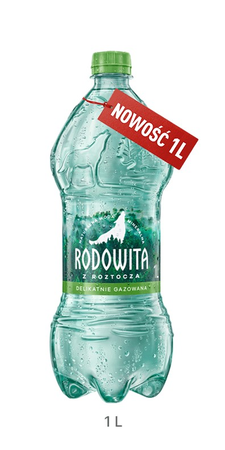 Rodowita Woda Gazowana 1L