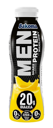 Shake białkowy Bakoma Men waniliowy 380g
