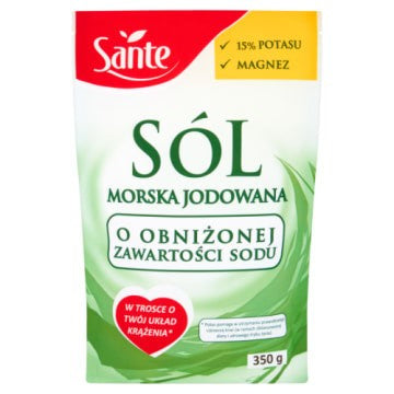 Sól Niskosodowa z Magnezem i Potasem Sante 350G