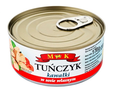 Tuńczyk MK Kawałki w Sosie Własnym 170G